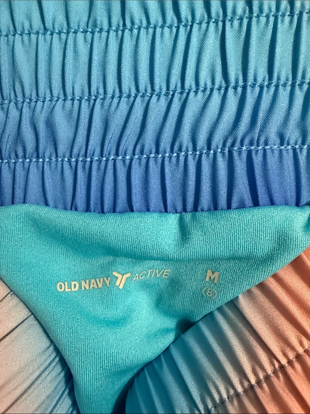 Old Navy Girls Theee-Piece Active Set in Blue, Pink, Orange - Picture 9 of 11